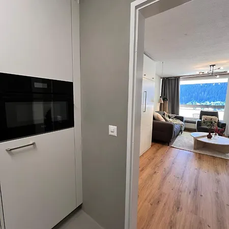 公寓 New Renovated In Center Of 达沃斯